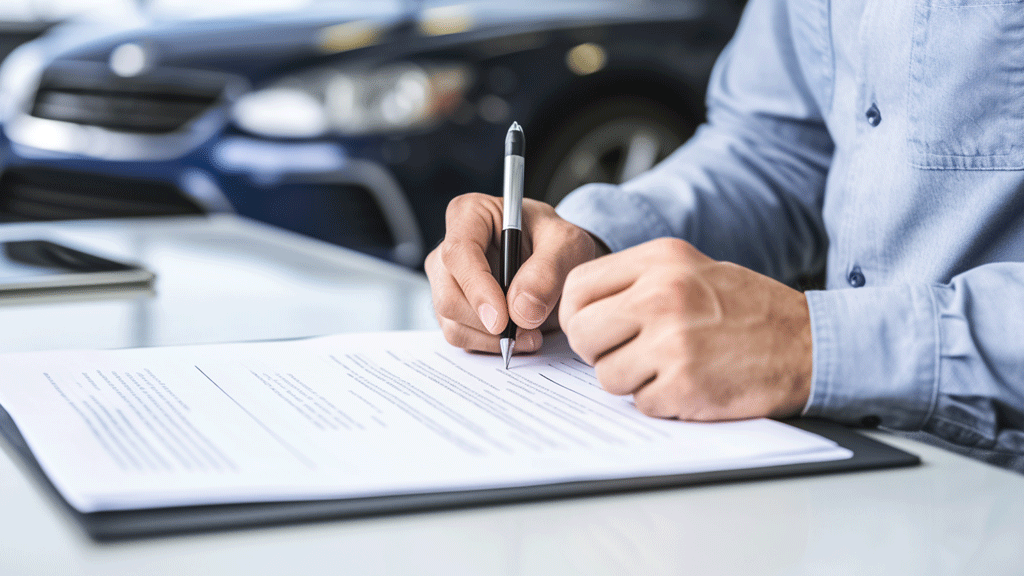 Clés de véhicule premium posées sur un bureau de conseiller en assurance